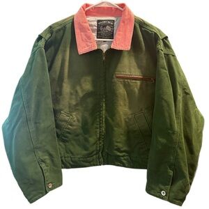 Dairy Boy Green/Pink Barn Jacket Size M